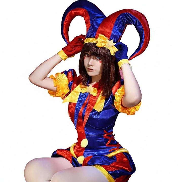 Halloween Costumes Womens Jester Party Outfit