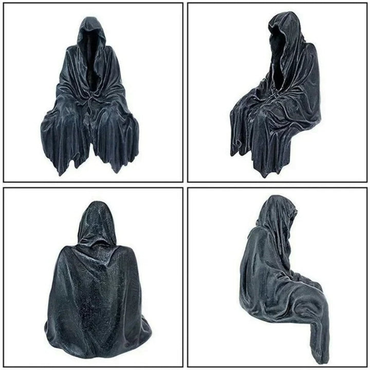 Halloween Decoration Compact Size Grim Reaper Statue