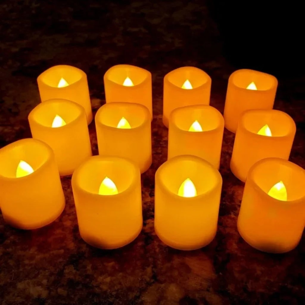 Halloween Decoration Flameless Candles Battery Operated