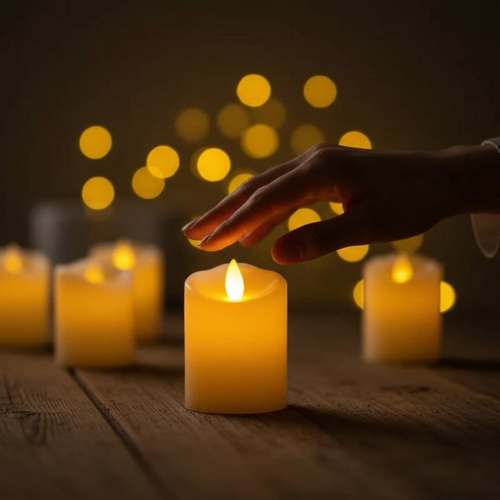 Halloween Decoration Flameless Candles Battery Operated
