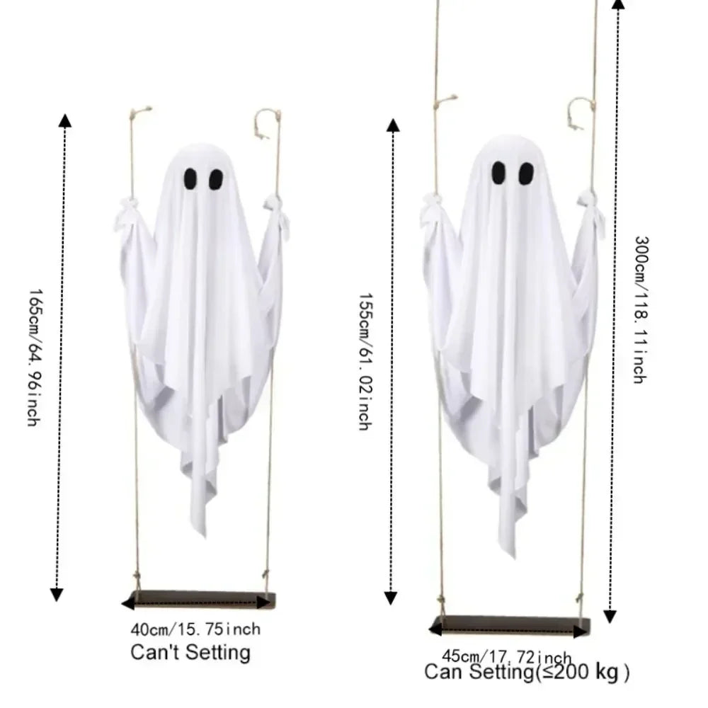 Halloween Decoration Ghost Flying Remote Controlled Swing