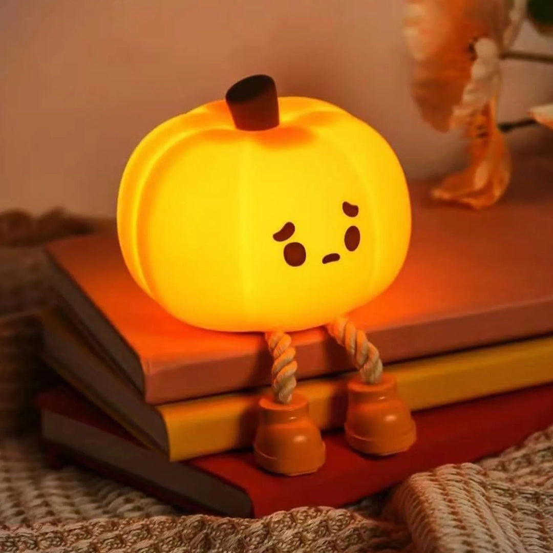 Halloween Decoration LED Night Light Rechargeable Pumpkin