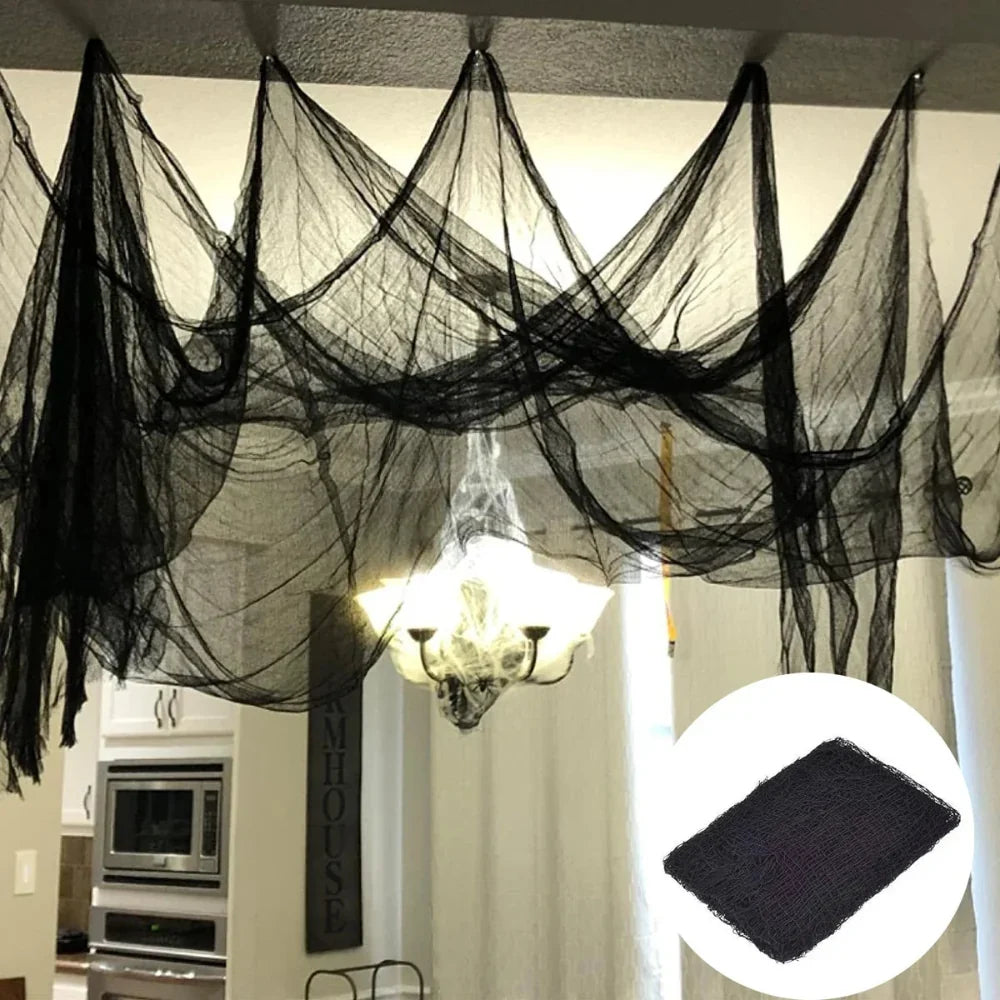 Halloween Decoration Netting Spooky Spider Web