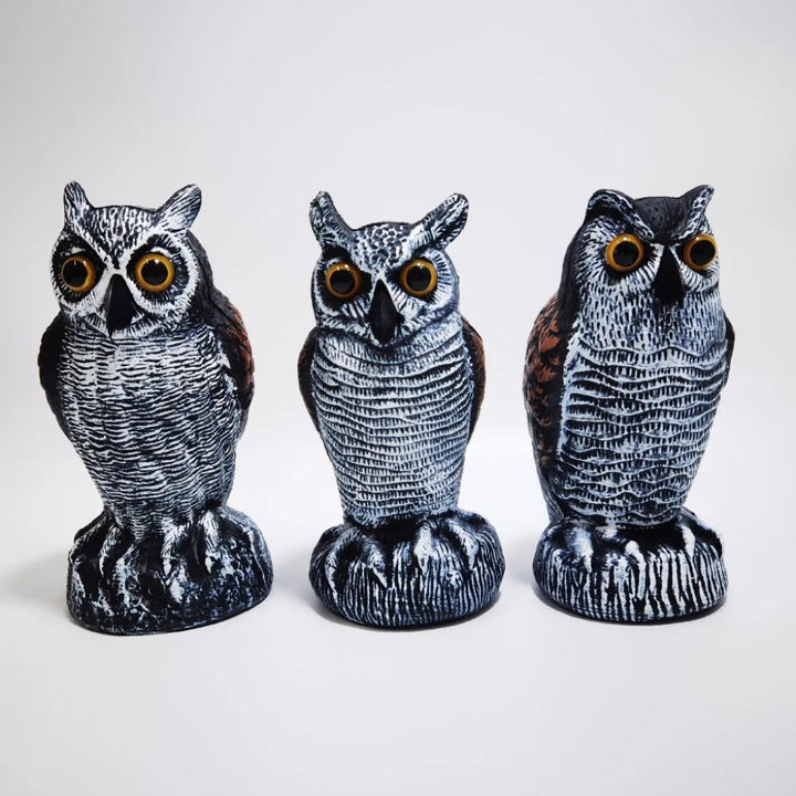 Halloween Decoration Realistic Owl Garden Yard Statue