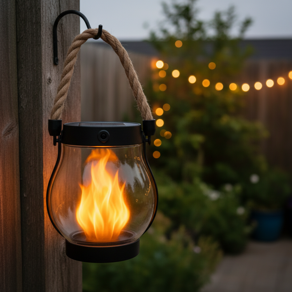 Halloween Decoration Solar Powered Outdoor Lantern