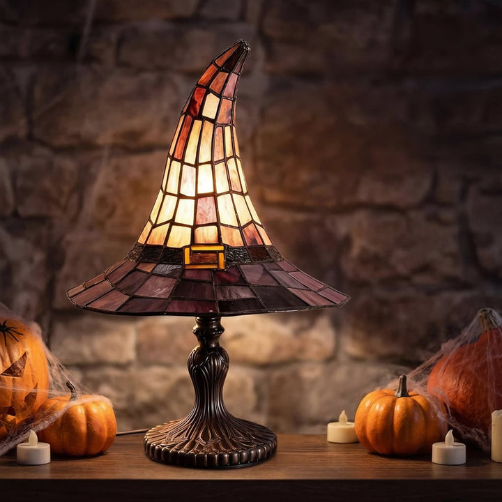 Halloween Decoration Table Lamp Witch Hat Design