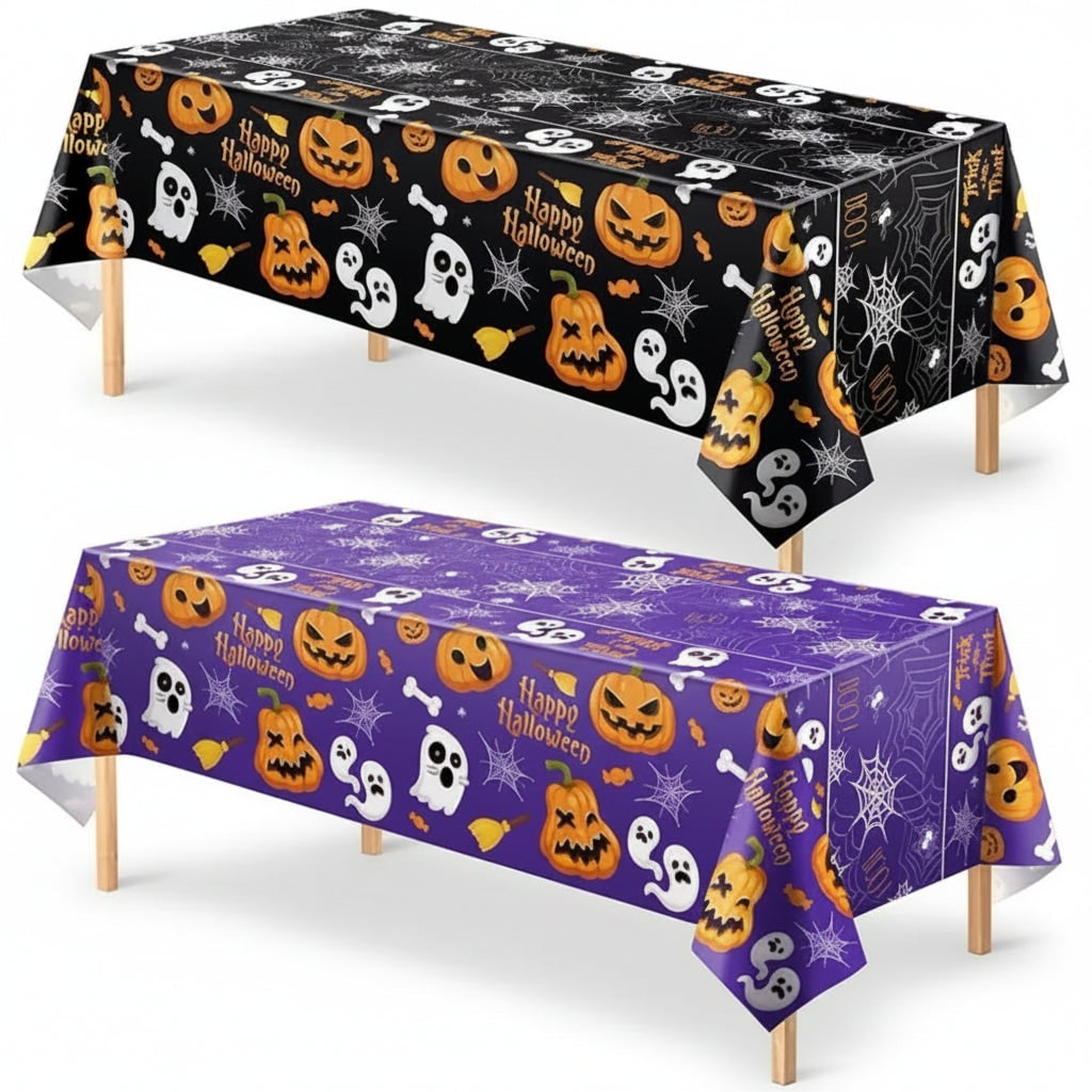 Halloween Decoration Tablecloth Party Spiderweb Pattern