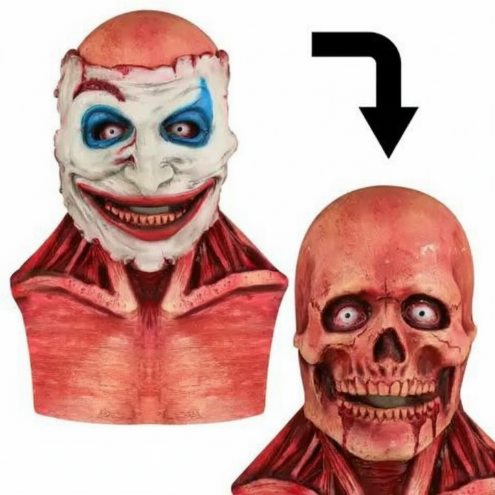 Halloween Mask Clown Horror Full Face Costume Party Prop