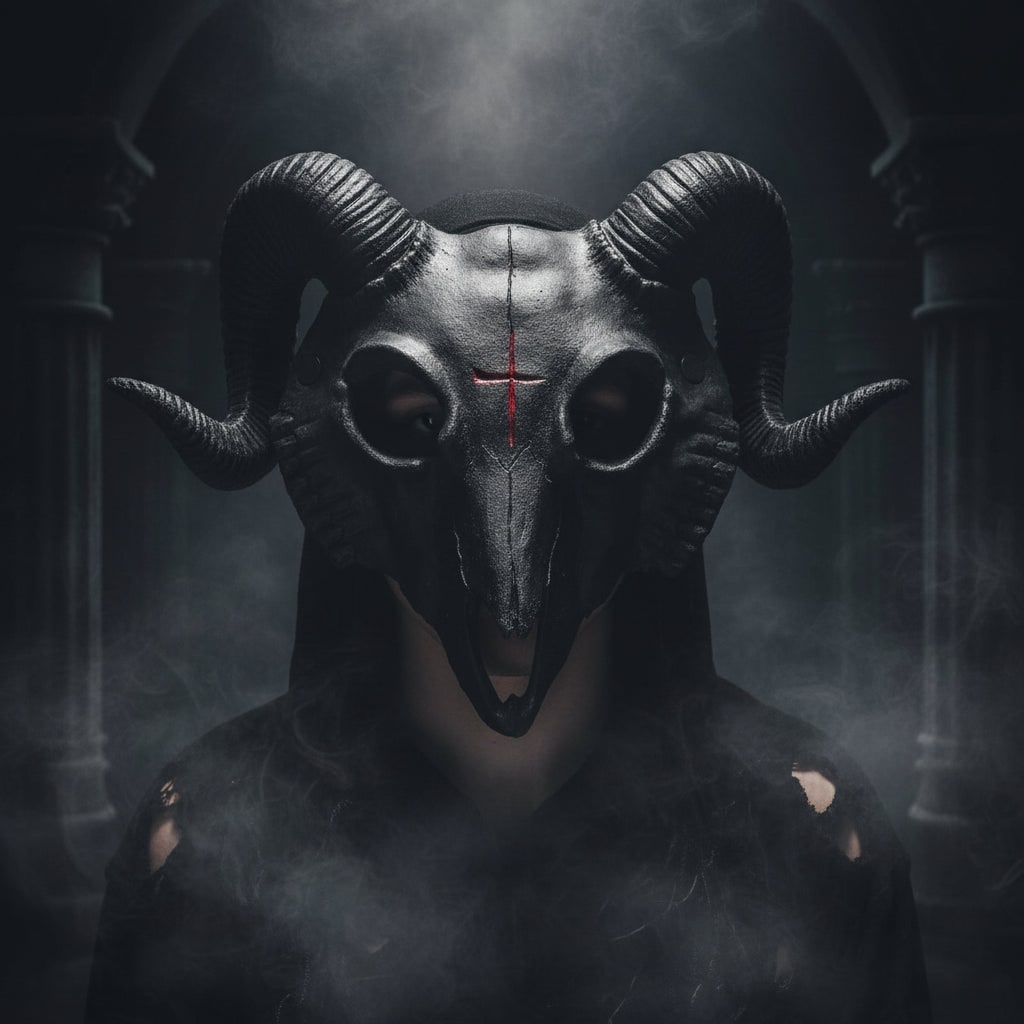 Halloween Mask Scary Theater Goat Costume Party
