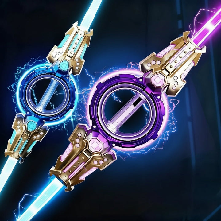 Halloween Toys Light Up Double Sword Sound Effects