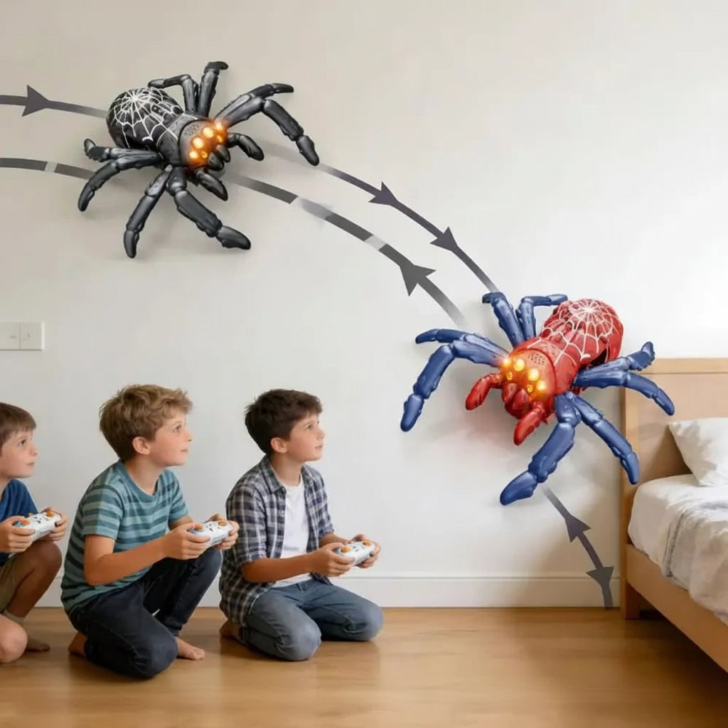 Halloween Toys Remote Control Spider Decoration Jumping