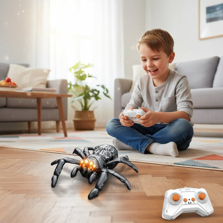 Halloween Toys Remote Control Spider Decoration Jumping