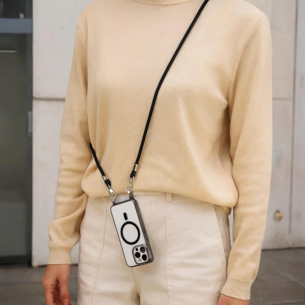 Phone Case MagSafe Crossbody Strap Lanyard Cover