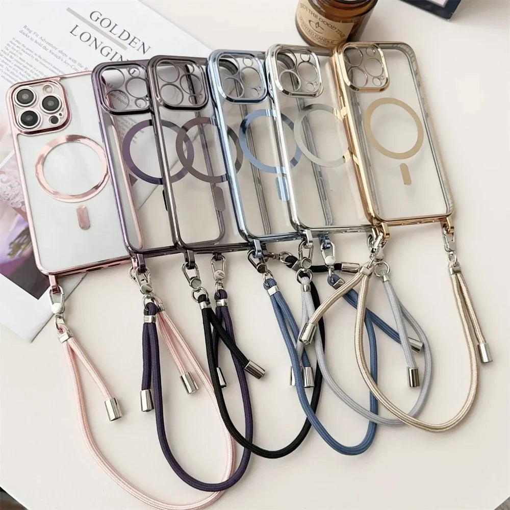 Phone Case MagSafe Crossbody Strap Lanyard Cover