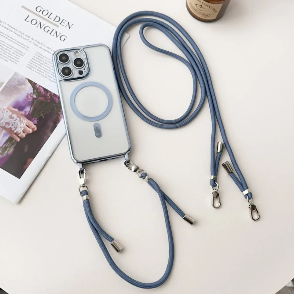 Phone Case MagSafe Crossbody Strap Lanyard Cover