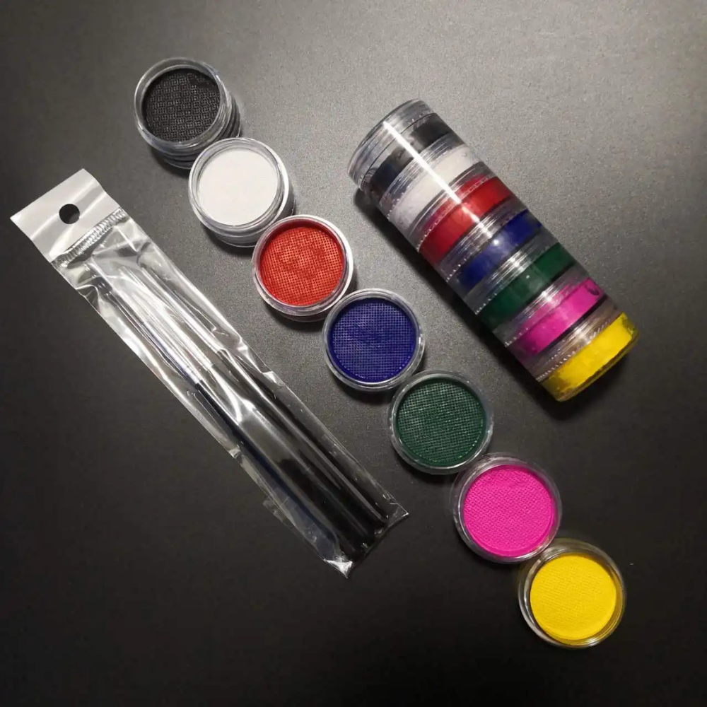 Body Paint Set Rainbow Split Cake Design Creative Art