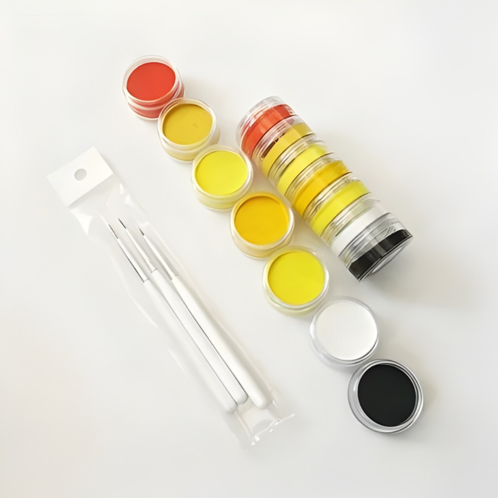 Body Paint Set Rainbow Split Cake Design Creative Art