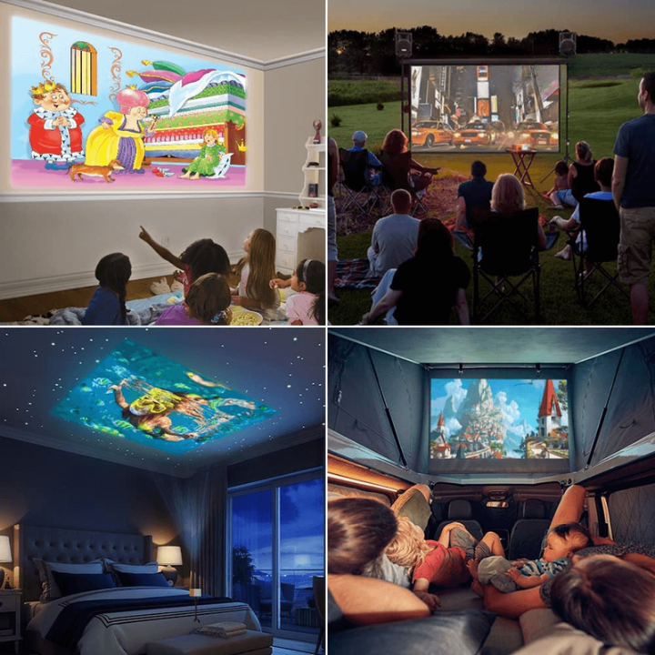 World Cup Portable Mini Projector HDMI Home Outdoor Cinema