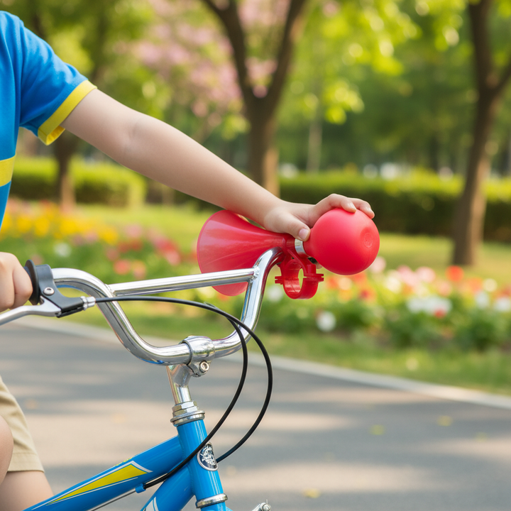 Bike Air Horn Loud Safety Alerts Easy Handlebar Installation
