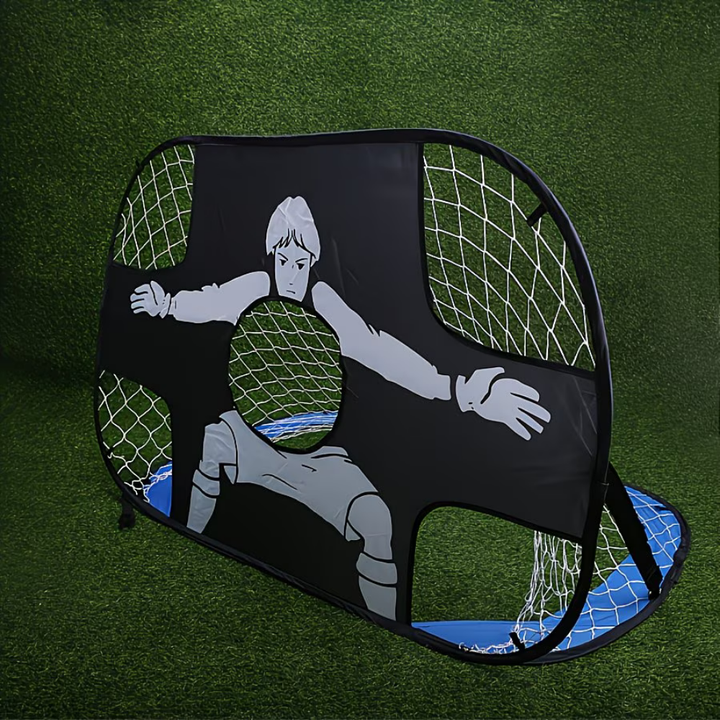 Portable Soccer Goal Target Net Training Folding Practice