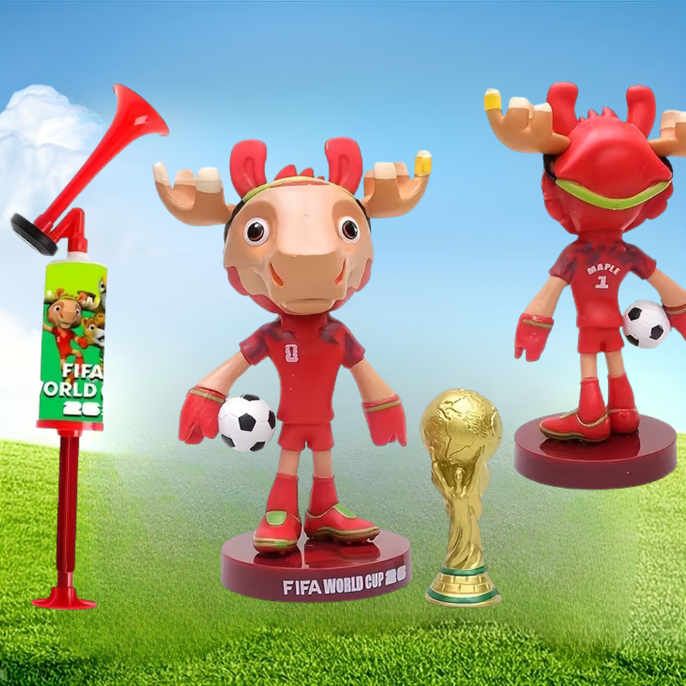 World Cup Air Horn Set Megaphone Mascot Figurine Events