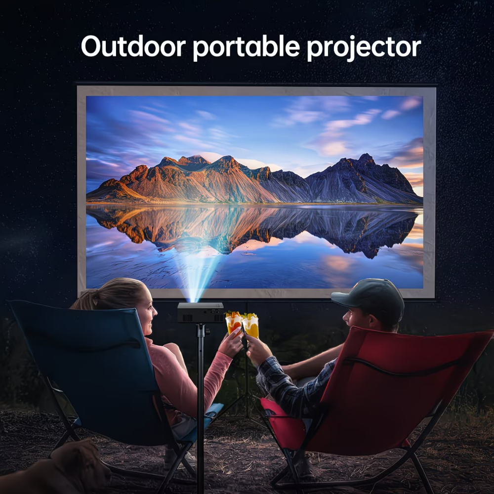 Portable Mini Projector 1080P Support Compact Home Theater