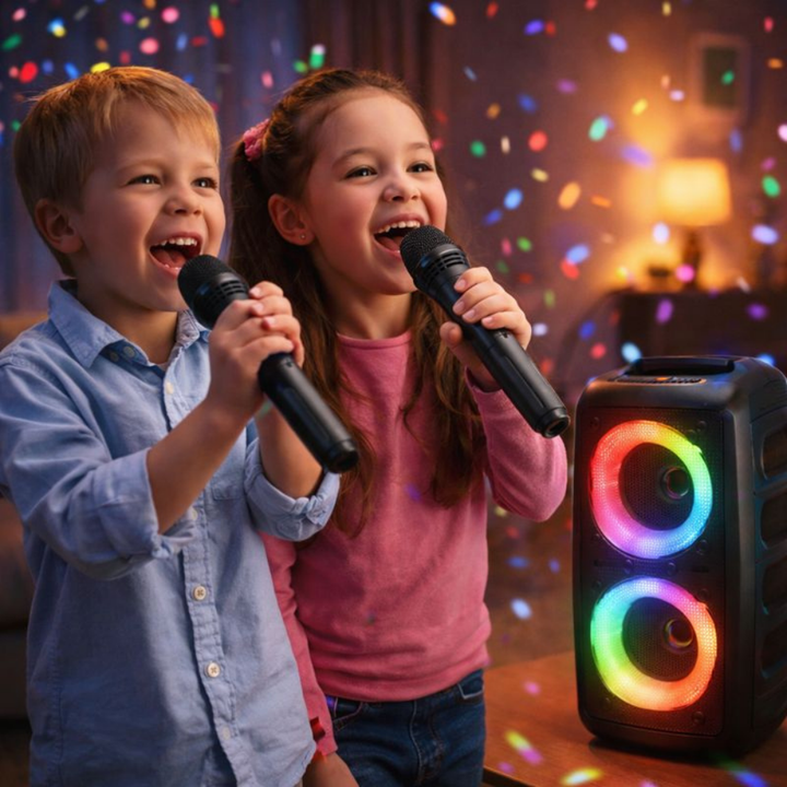 Karaoke Machine Wireless Portable Speaker Microphones