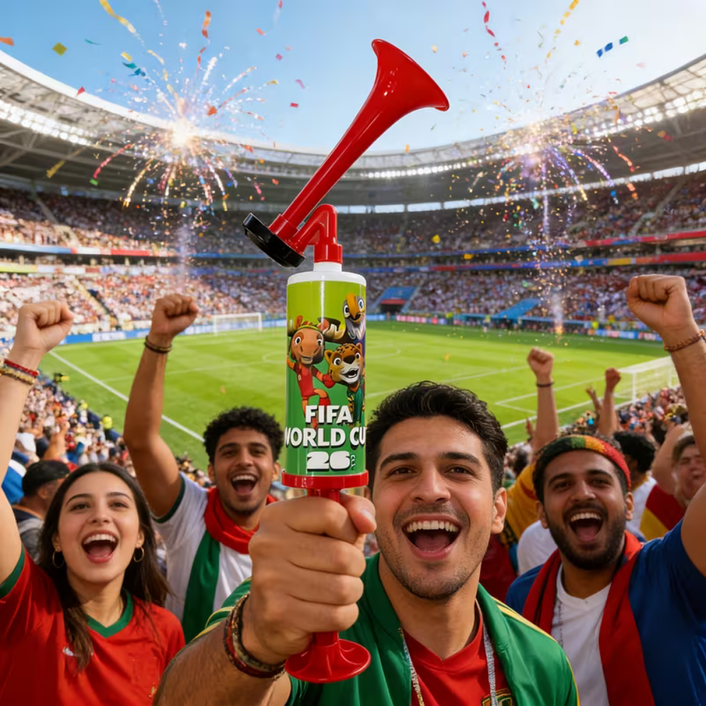 World Cup Air Horn Set Megaphone Mascot Figurine Events