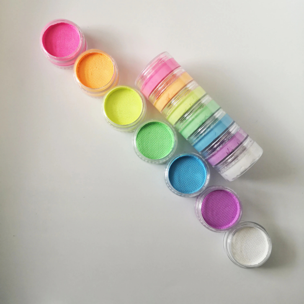 Body Paint Set Rainbow Split Cake Design Creative Art