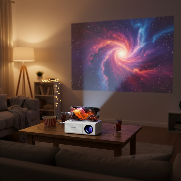 World Cup Portable Mini Projector 3000 Lumen LED