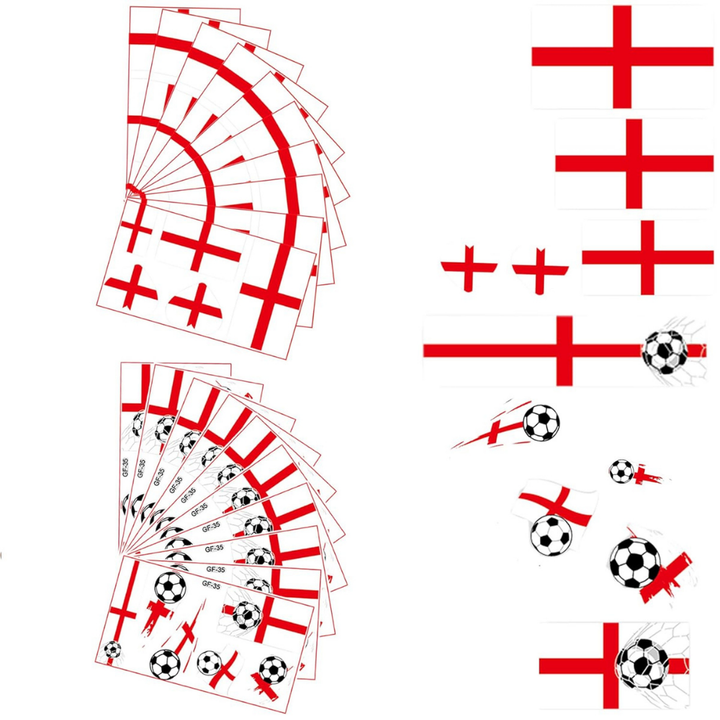 Face Paint Stickers Waterproof Temporary Tattoos Events Sports