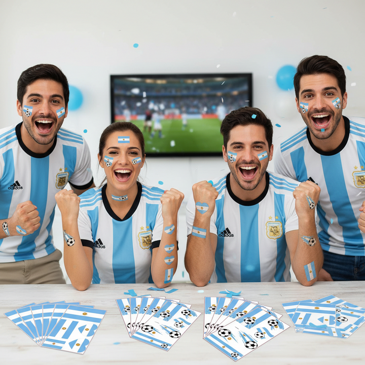 Face Paint Stickers Waterproof Temporary Tattoos Events Sports