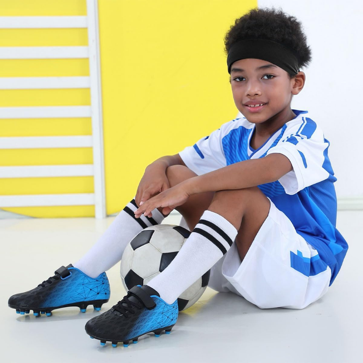 Soccer Cleats Kids Durable Control and Grip Football Shoes