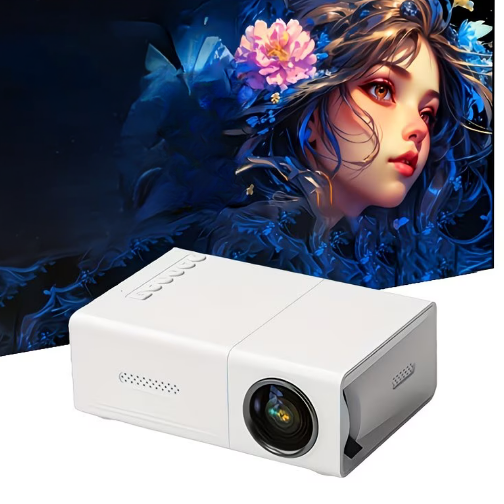 Portable Mini Projector 1080P Support Compact Home Theater