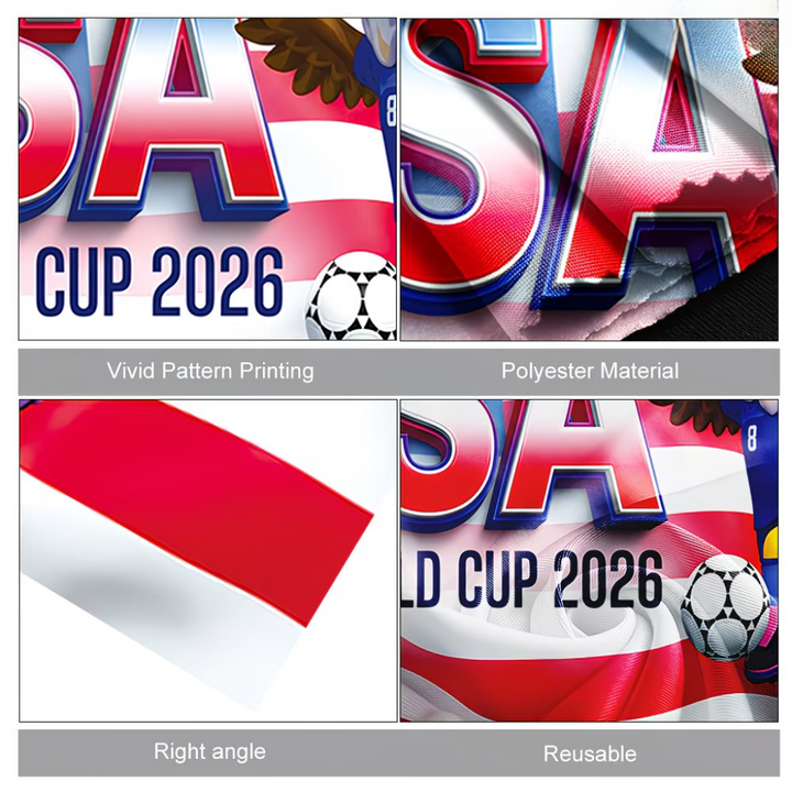 USA Flag Soccer Fan Cape World Cup Game Day Supporter