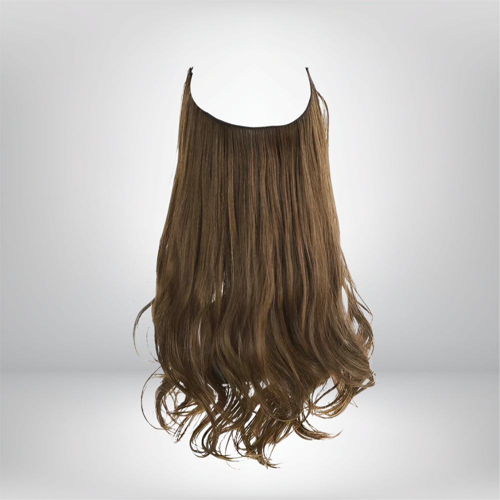 Hair Extensions Natural Wavy Human Hair Clip-In Long Volume Set