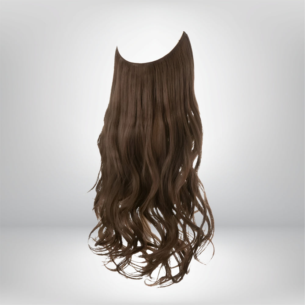 Hair Extensions Natural Wavy Human Hair Clip-In Long Volume Set