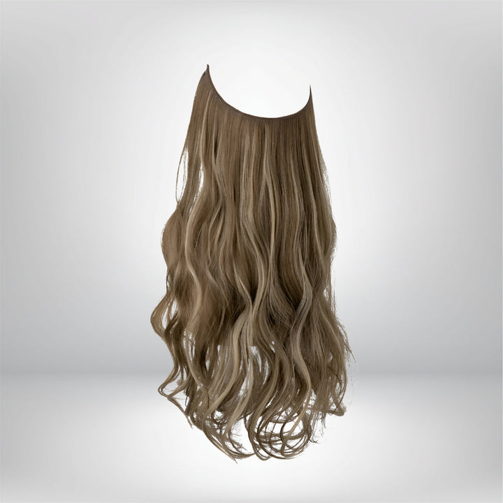 Hair Extensions Natural Wavy Human Hair Clip-In Long Volume Set