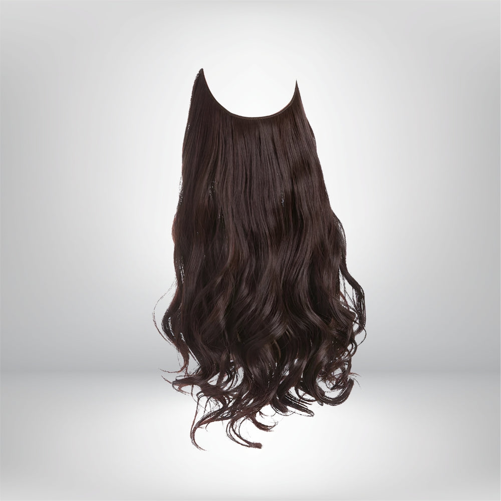 Hair Extensions Natural Wavy Human Hair Clip-In Long Volume Set