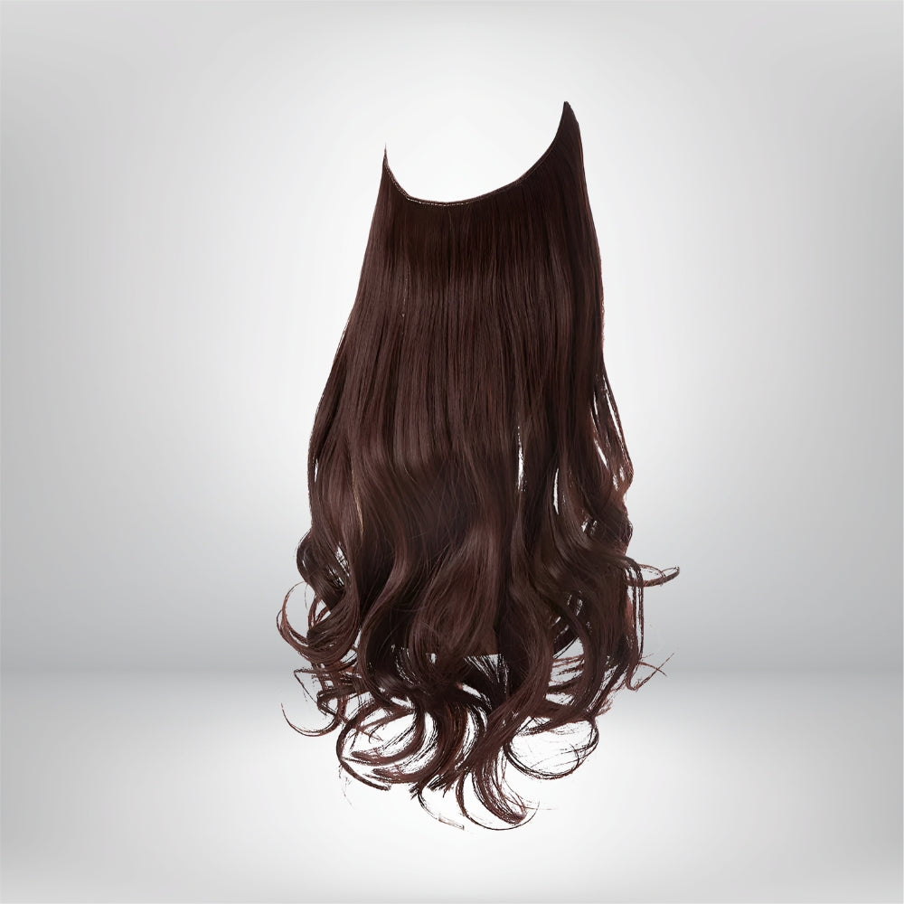 Hair Extensions Natural Wavy Human Hair Clip-In Long Volume Set