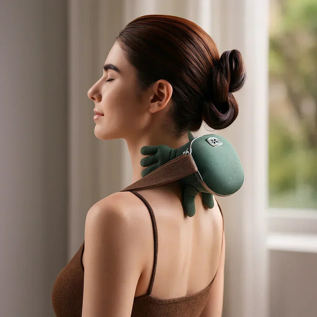 Neck Massager Heated Vibrating Portable Device
