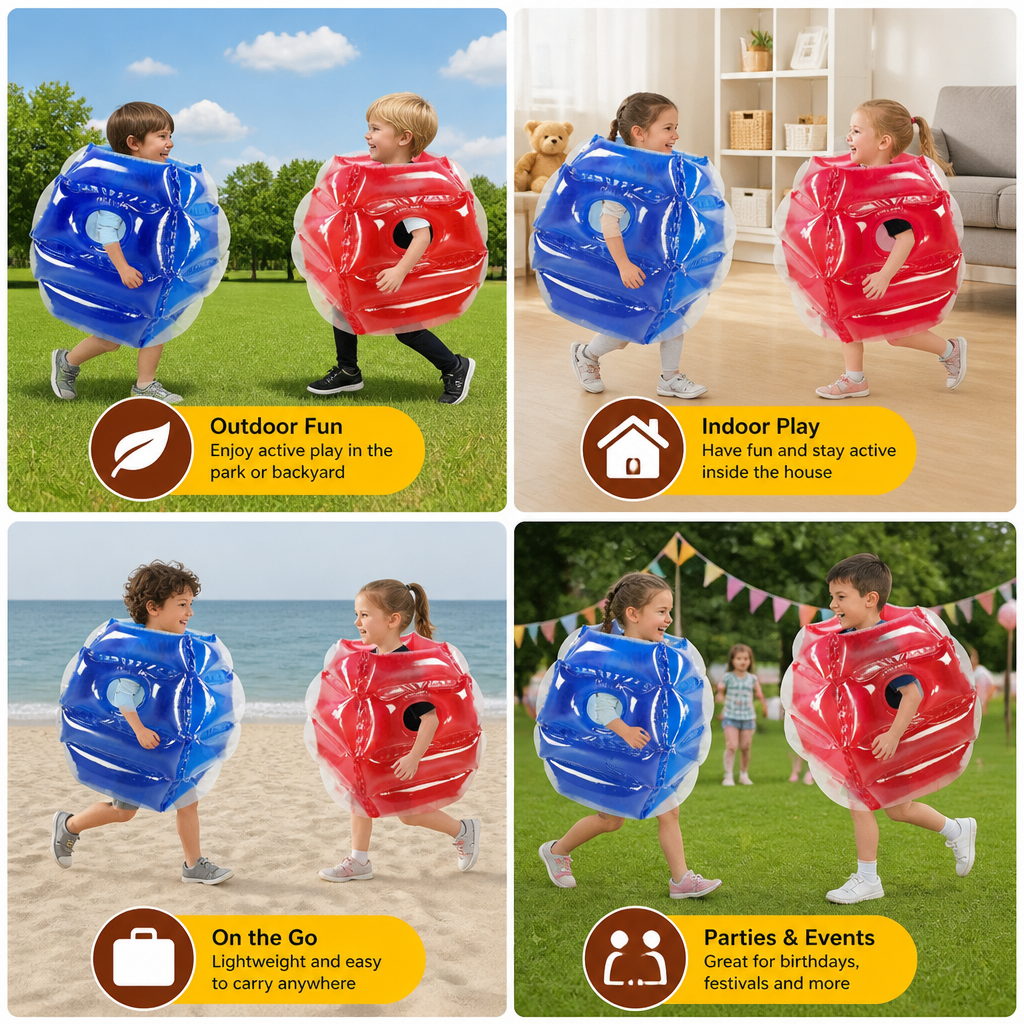 Inflatable Bumper Ball Suit Outdoor Fun Game