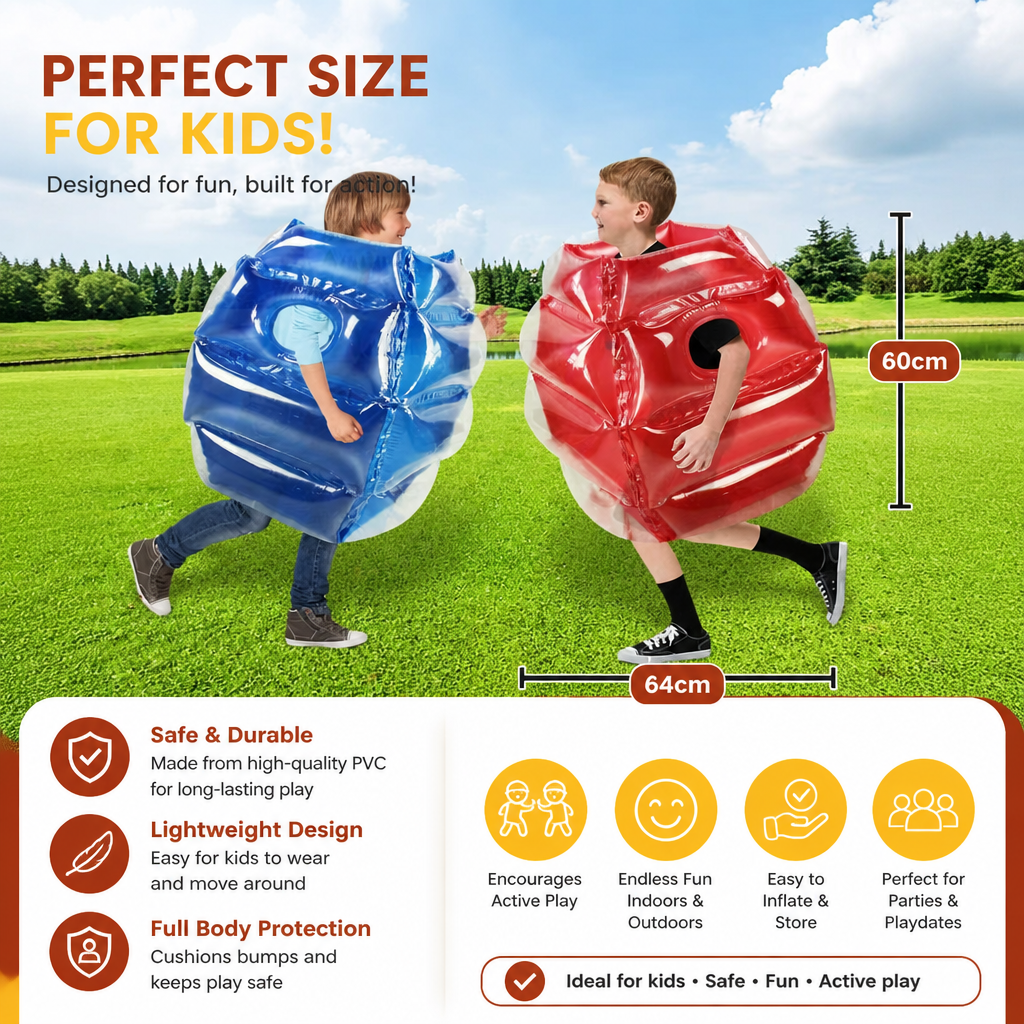 Inflatable Bumper Ball Suit Outdoor Fun Game