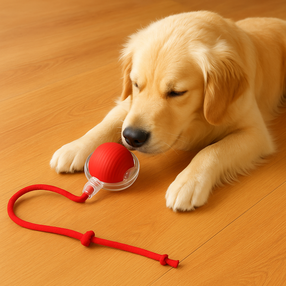 Interactive Dog Toy Durable Mental Stimulation Chew Ball