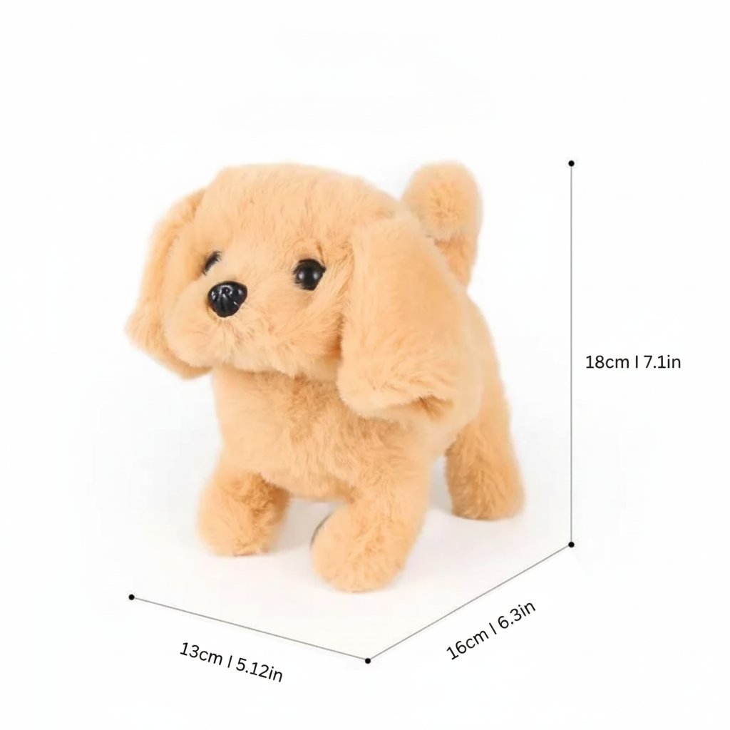 Interactive Dog Toy Robotic Plush Puppy Walking Arcade