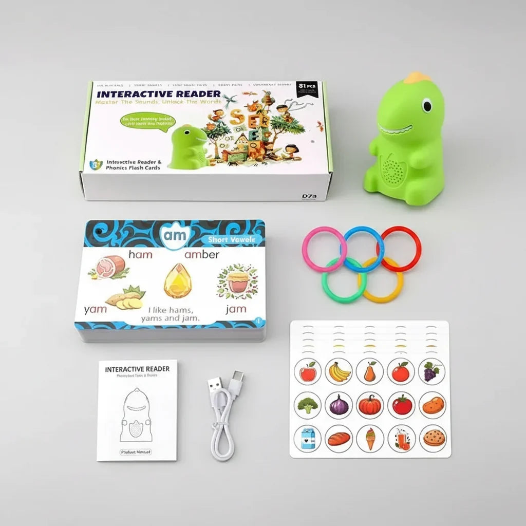 Interactive Reading Pen Flash Cards Voice Features