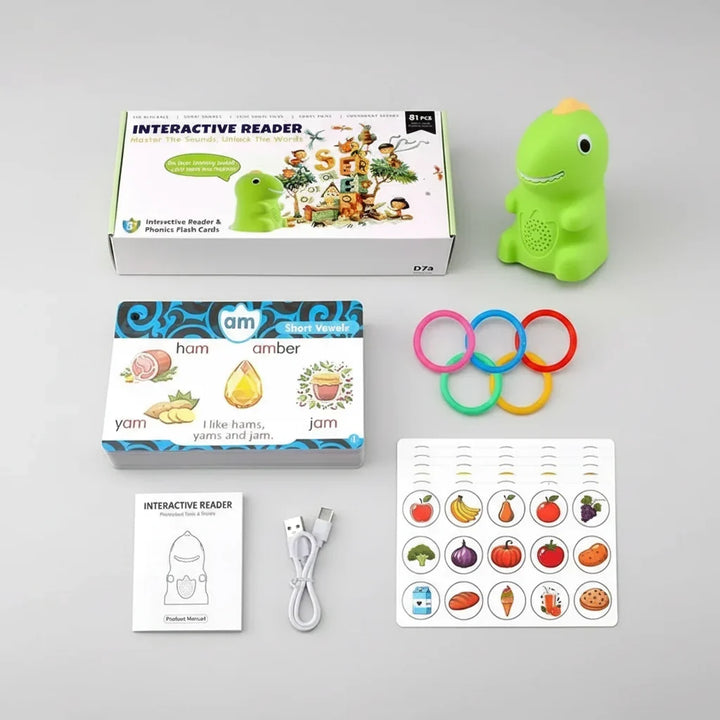 Interactive Reading Pen Flash Cards Voice Features