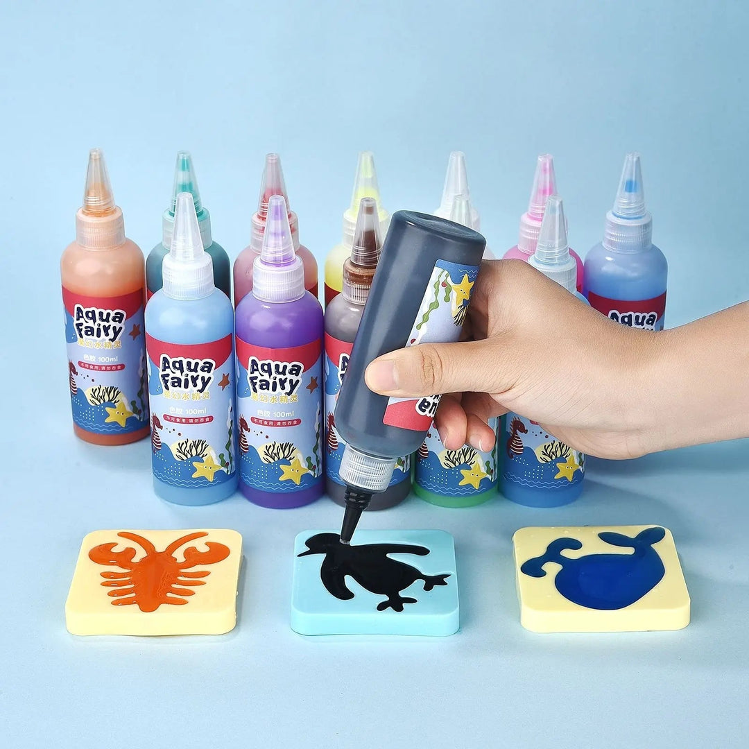 Kids Crafts Water Gel Animal Molds Creative Activity Kit