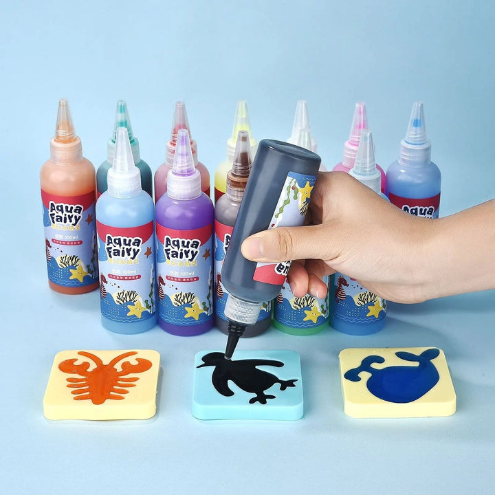 Kids Crafts Water Gel Animal Molds Creative Activity Kit