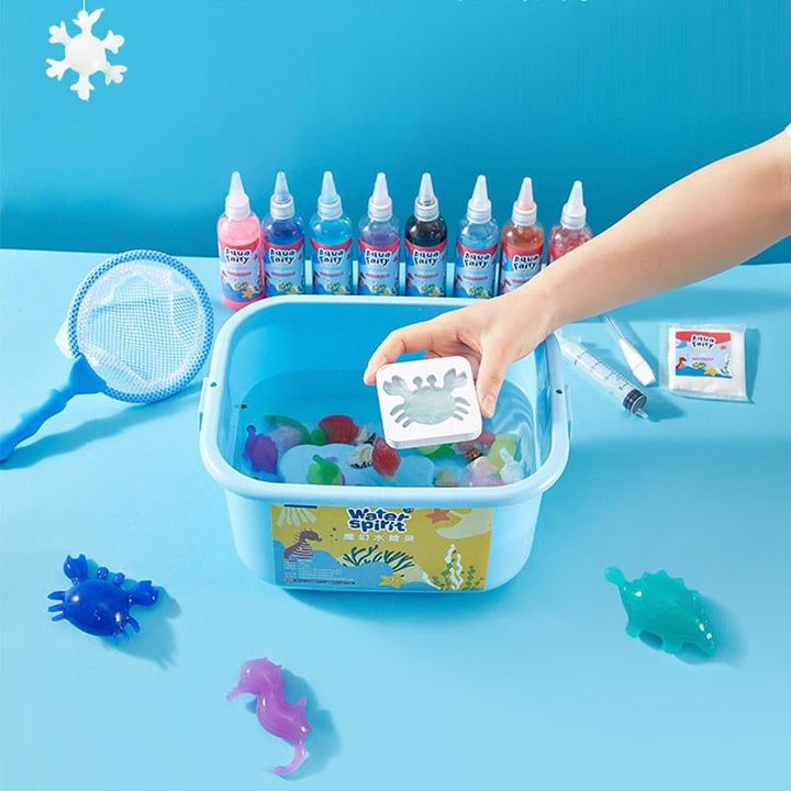 Kids Crafts Water Gel Animal Molds Creative Activity Kit